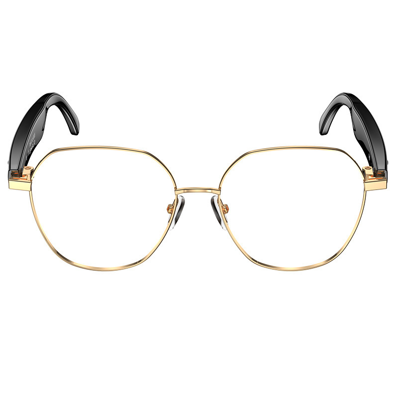 W100B AI Ochelari — Traducere, Muzică și Apeluri, Poartă pe cap, Control tactil, ABS, 170mAh, Fără cameră