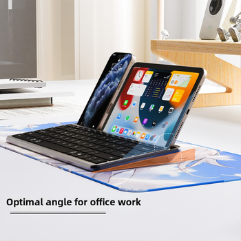 Ultra tenká Bluetooth klávesnica, dobíjateľná, bezdrôtová, tichá, 78 klávesov, USB/Bluetooth, vhodná pre tablety a notebooky