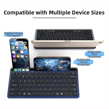 Ultra tenká Bluetooth klávesnica, dobíjateľná, bezdrôtová, tichá, 78 klávesov, USB/Bluetooth, vhodná pre tablety a notebooky