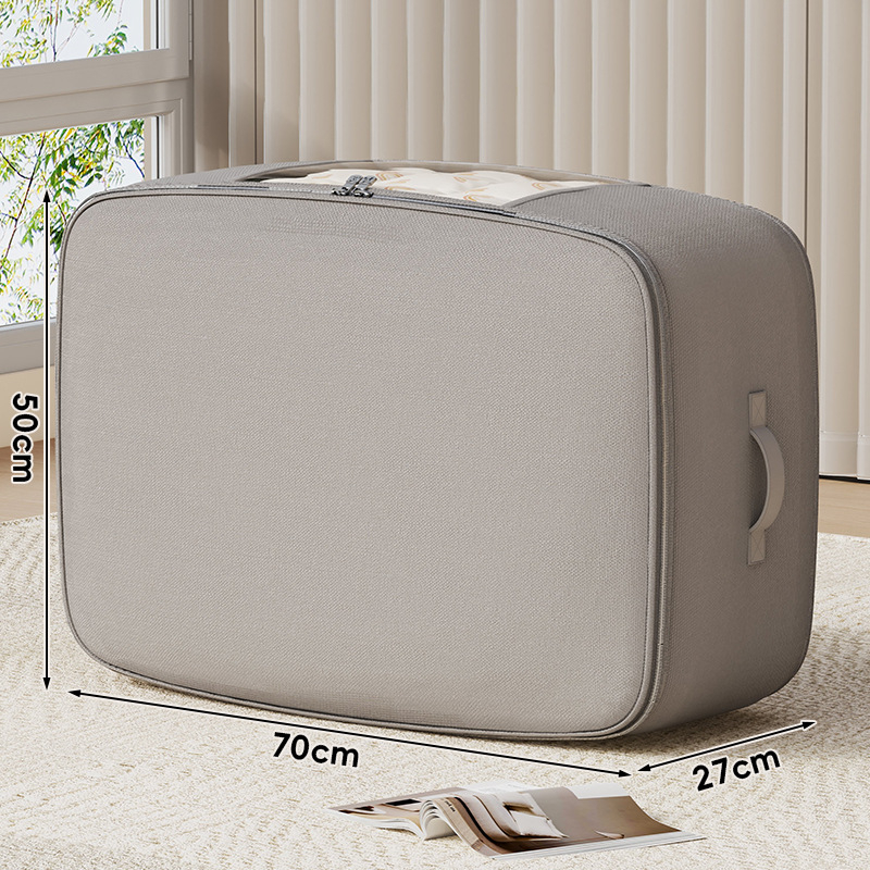 Taška na uskladnenie prikrývok, valcovitého tvaru, netkaná textília, multifunkčná, vhodná na sťahovanie