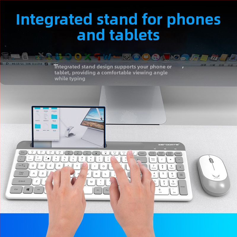 X908 Bluetooth bezdrôtý set klávesnice a myši — 1200 DPI, ergonomický dizajn, Bluetooth pre klávesnicu a myš