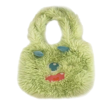 Plüüs Tote kott – värske ja magus stiil (materjal: plüüž; kuju: horisontaalne ruut; avamine: magnetlukustusega; vooder: polüester; õlarihmad: topelt)