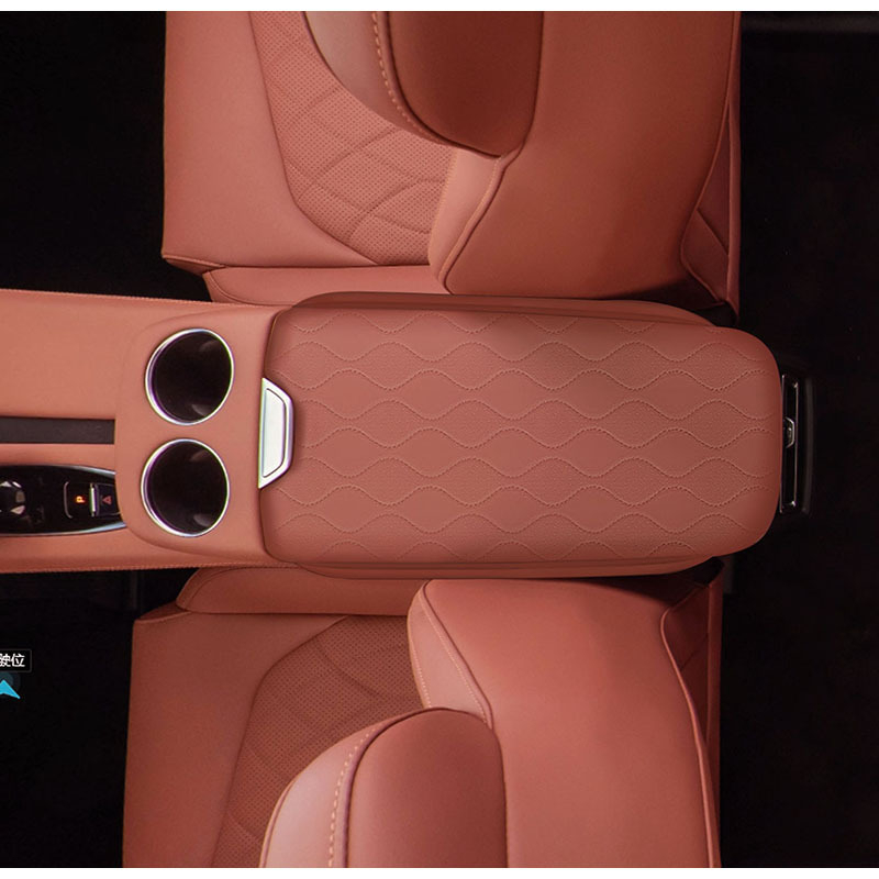 Кожен подлакътник за Changan UNI-Z – обновена подложка за централната конзола с памучна подплата и опора за лакътя, защитна обвивка против износване