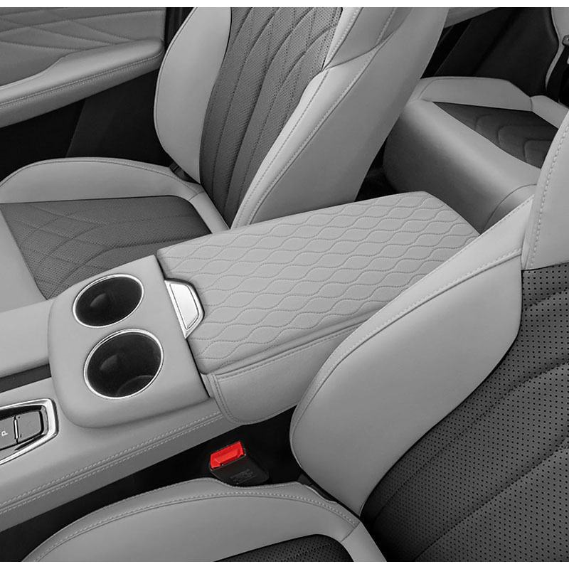 Кожен подлакътник за Changan UNI-Z – обновена подложка за централната конзола с памучна подплата и опора за лакътя, защитна обвивка против износване