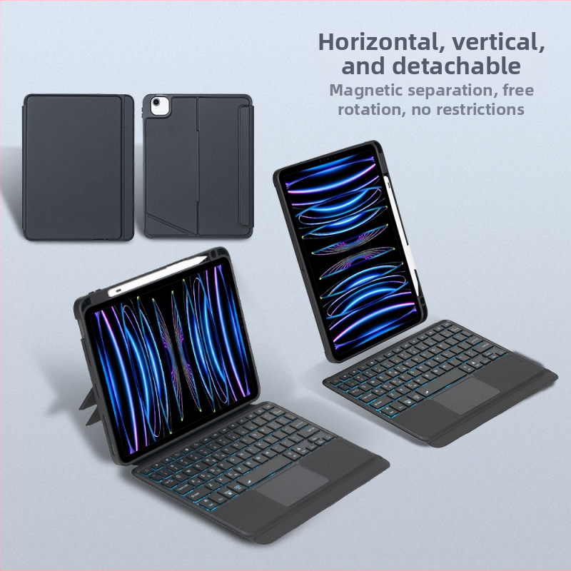 Ochranný kryt s klávesnicou pre iPad 10. generácie, Bluetooth klávesnica, ochranné puzdro (uvádzané 2022)