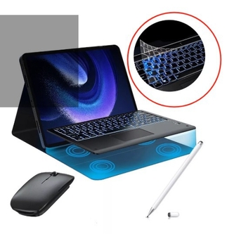 Husa cu tastatură Bluetooth iluminată pentru Xiaomi Poco Pad 12.1