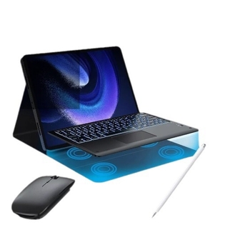 Husa cu tastatură Bluetooth iluminată pentru Xiaomi Poco Pad 12.1