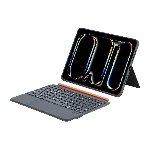 Husă cu tastatură Bluetooth pentru iPad Pro 11 — model 2025, compatibil Apple, suport ergonomic, procesare OEM, 650 g
