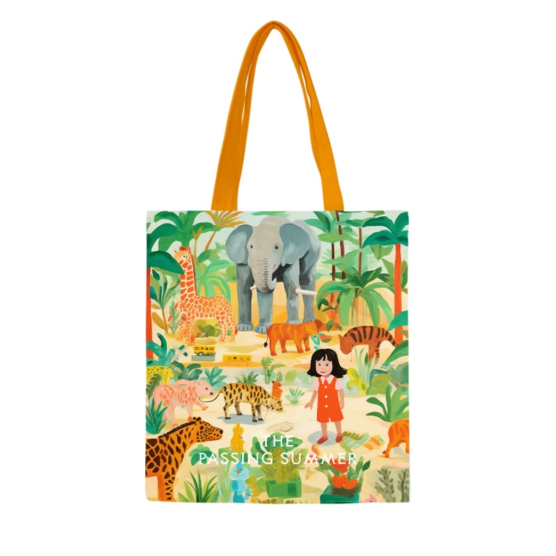 Vászon táska általános használatra; alj és oldalak nélkül; testre szabható; digitális nyomtatás; poliészter-pamut