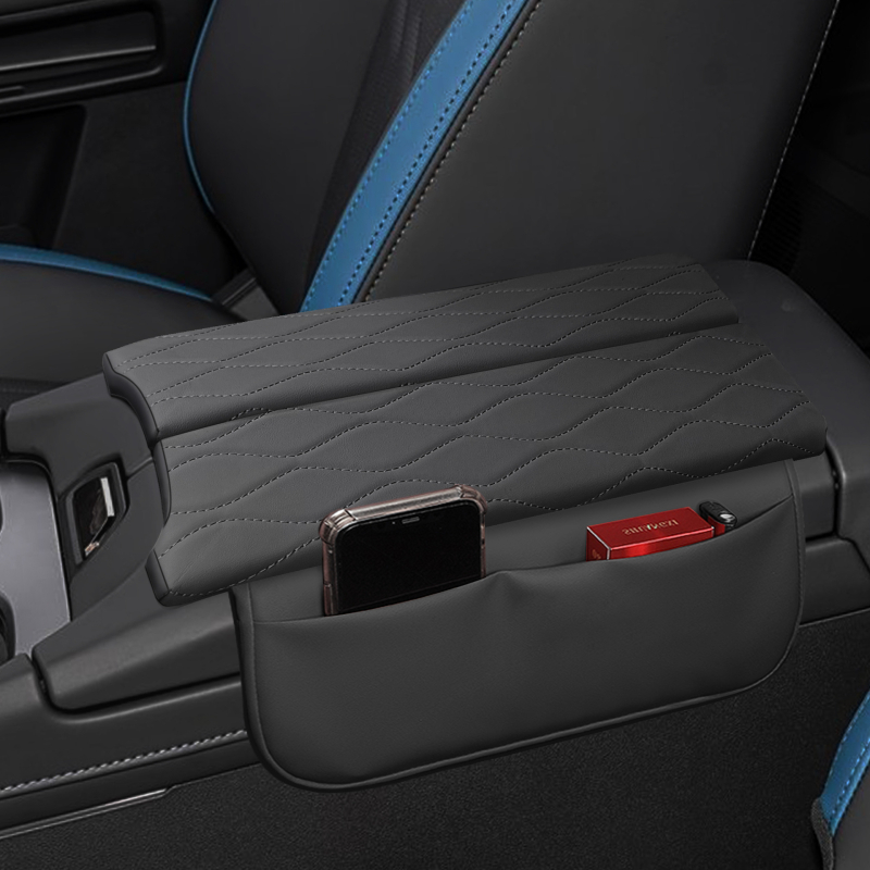 Padă de ridicare pentru cutia cotierelor din consola centrală pentru Jietu Shanhai L6 — Personalizare disponibilă, Capac de protecție, Decor cu buzunar de depozitare