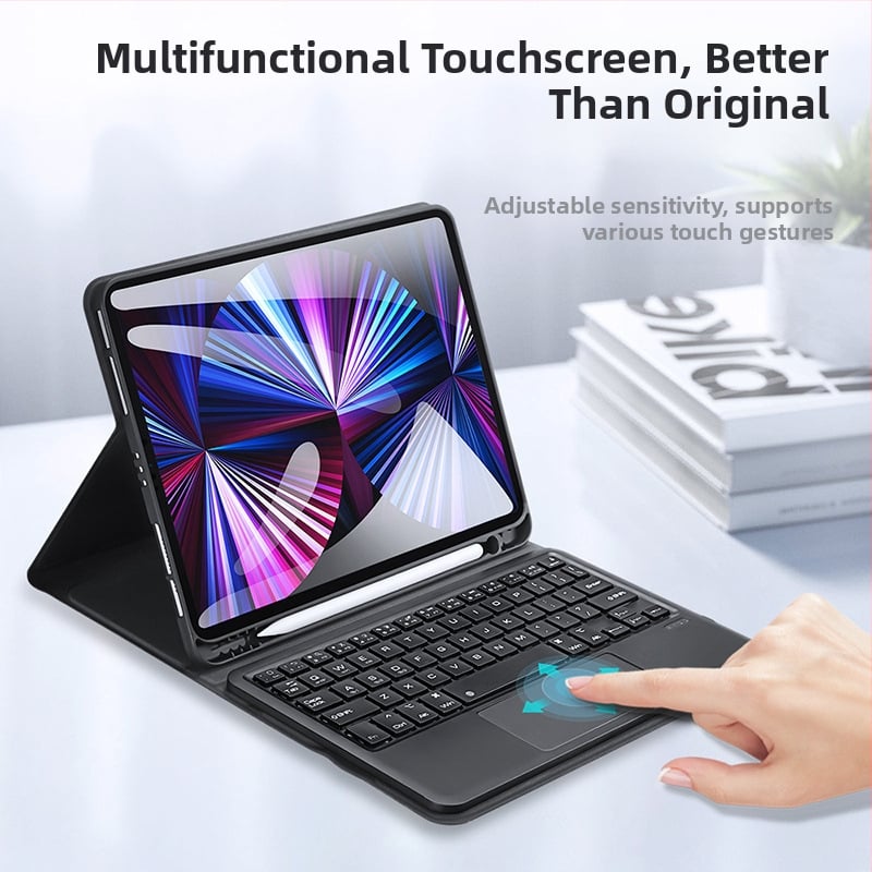 Carcasă protectoare cu tastatură wireless pentru iPad Pro 11 (2020–2021) cu interfață Bluetooth, suport ergonomic și posibilitate de imprimare a logo-ului