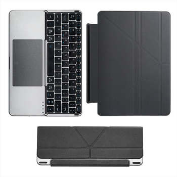 Prenosná skladacia Bluetooth klávesnica pre tablety (iPad, Android) — model KL004, ergonomická podpora, OEM, tlač loga