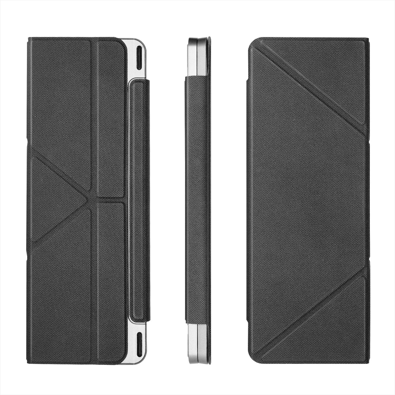 Prenosná skladacia Bluetooth klávesnica pre tablety (iPad, Android) — model KL004, ergonomická podpora, OEM, tlač loga