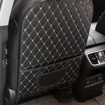 PU предпазител за задната облегалка на автомобил – за всички сезони, с печатано лого, персонализируем, 2 дизайна