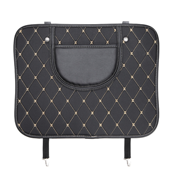 PU предпазител за задната облегалка на автомобил – за всички сезони, с печатано лого, персонализируем, 2 дизайна