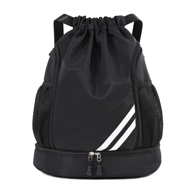 Basketbalový batoh s oddelením suché-mokré, objem 20–35 L, materiál Oxford, podšívka z polyesteru, unisex, mestský minimalistický štýl, vhodný na voľnočasové cestovanie