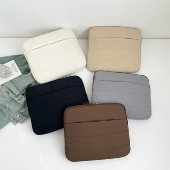 Geantă pentru laptop cu buzunar interior, capacitate mare, protecție la șocuri, exterior textile, căptușeală din poliester, stil poșetă-portofel portabil