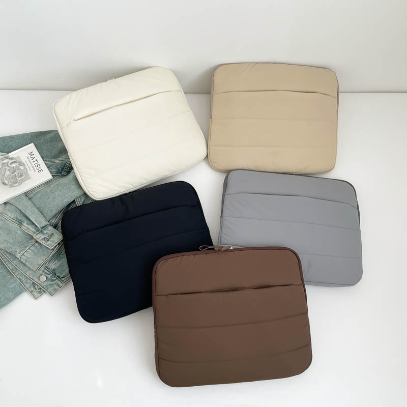 Geantă pentru laptop cu buzunar interior, capacitate mare, protecție la șocuri, exterior textile, căptușeală din poliester, stil poșetă-portofel portabil