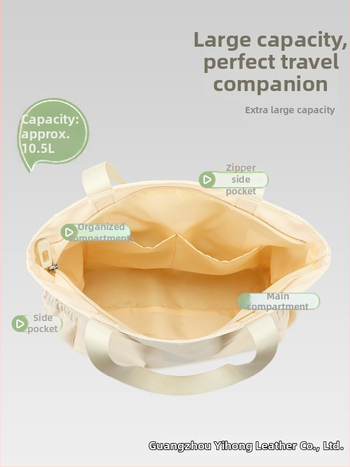 Geantă Tote pentru fete, design tridimensional, material Oxford, impermeabilă și rezistentă, model cu urechi de pisică, căptușeală poliester