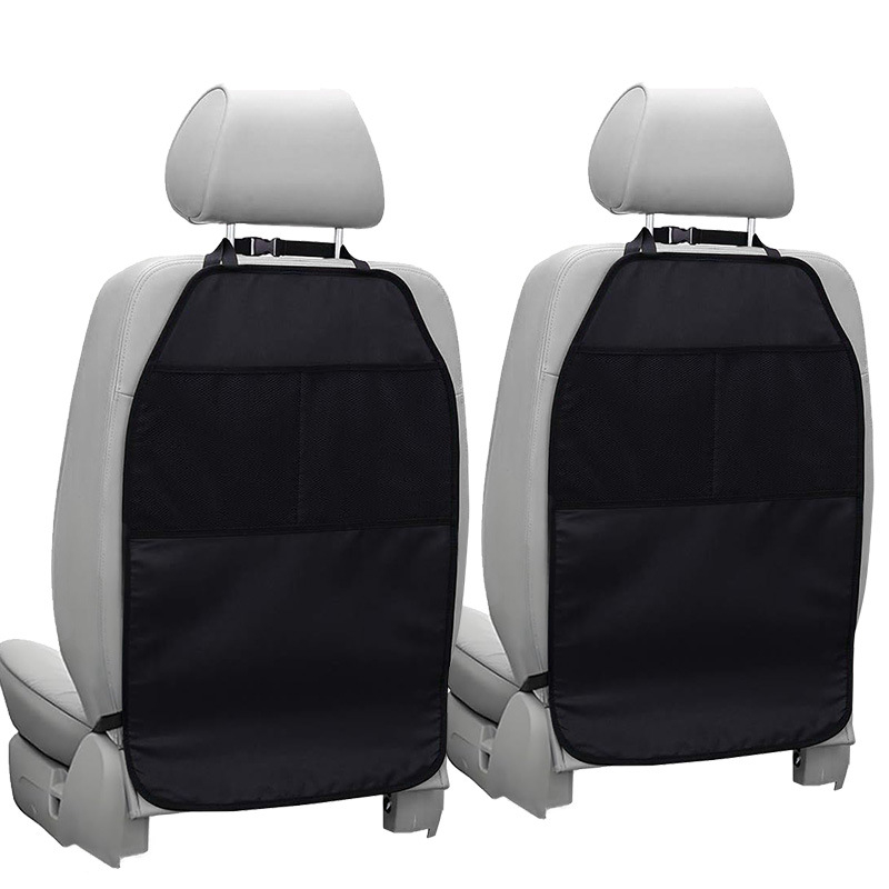 Антиударна подложка за автомобилна седалка, подложка за сядане и джоб за багаж на задната седалка — универсално пасване, за всички сезони, окачващ комплект, без пълнеж