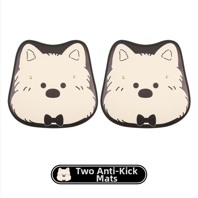 Auto istme seljaosa kaitse karikatuurimustriga — universaalne kujundus, PU nahk, vahttäidis, kõigile aastaaegadele