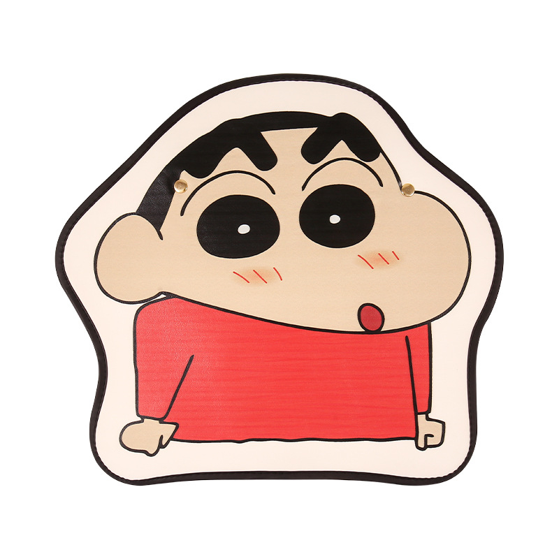 Perna pentru spatele scaunului auto, PU, model Cartoon, umplutură din burete, Cow Mom Craft