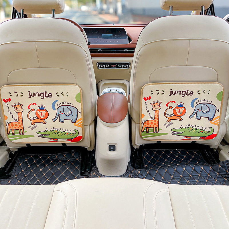 Protecție pentru spătarul scaunului auto pentru copii – universal interior, folie de aluminiu, anti-șoc