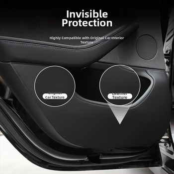 Tesla Model 3/Y nahast ukse pragu paneel - kõikide ilmade jaoks, poroloonitäidis, Ben-Fuhe AL1021751576