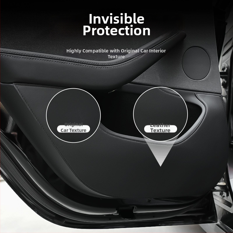 Tesla Model 3/Y nahast ukse pragu paneel - kõikide ilmade jaoks, poroloonitäidis, Ben-Fuhe AL1021751576