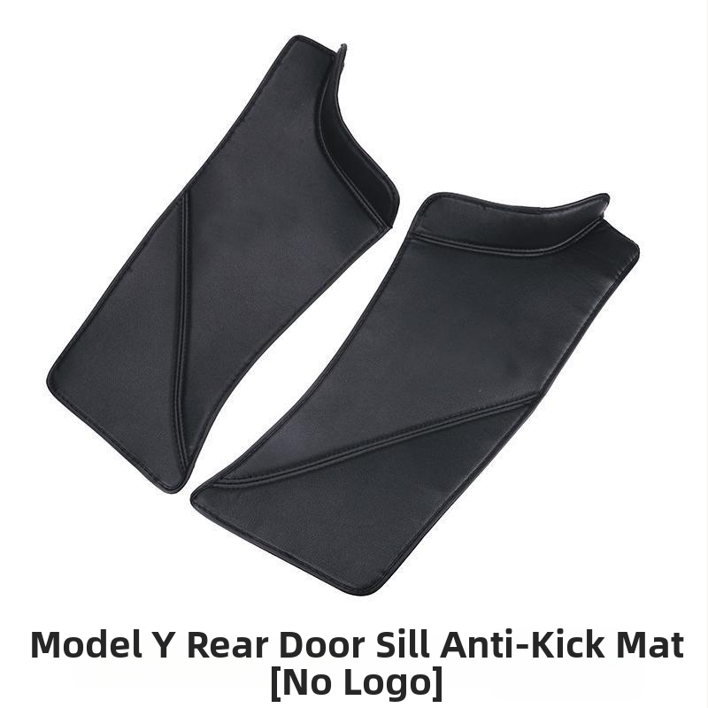 Anti-Kick kilpelė Tesla Model Y galinio durų slenksčio apsaugai – įmontuota apsauginė kilimėlis