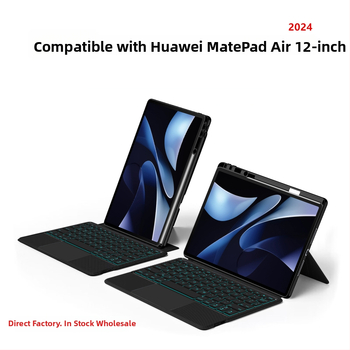 Bezdrôtová klávesnicová púzdro pre Huawei MatePad Air — odnímateľný magnetický dizajn, Bluetooth, ergonomy, kábel 0,5 m, hmotnosť 0,65 kg