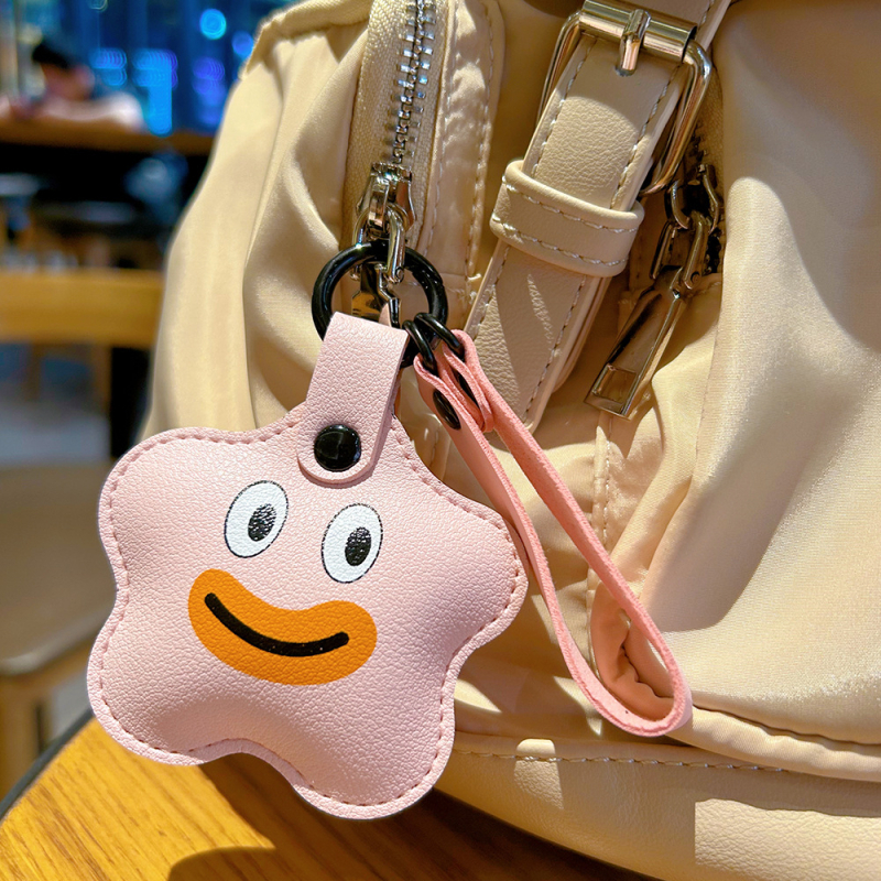 Breloc din piele, stil desen animat, expresii despre vreme