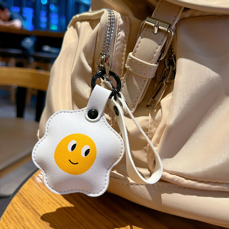 Breloc din piele, stil desen animat, expresii despre vreme