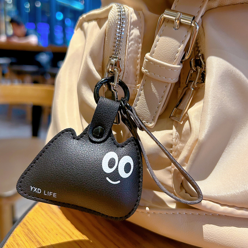 Breloc din piele, stil desen animat, expresii despre vreme