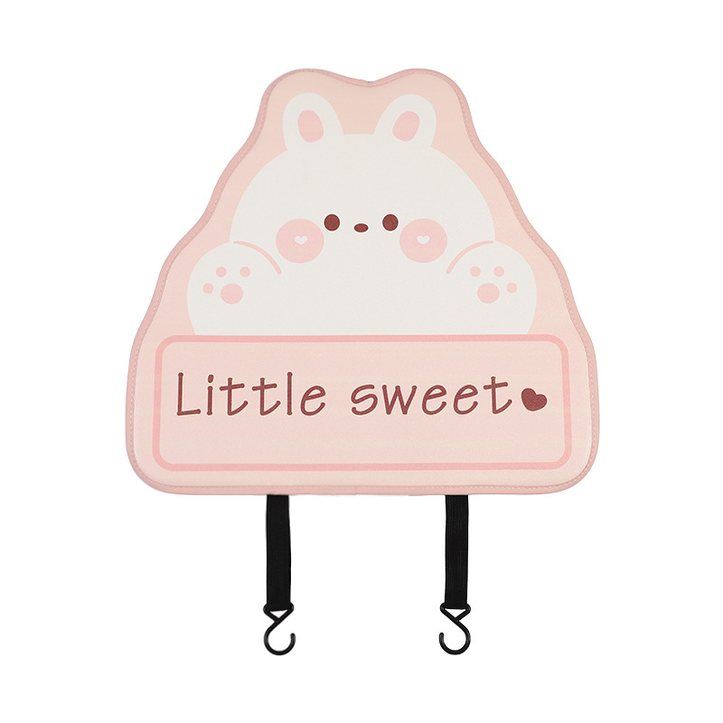 Zaštitna podložka za stražnji dio automobila, univerzalna za stražnji dio, kožni navlaka s punjenjem od pjene, uzorak medvjed i zec, pogodno za sve sezone