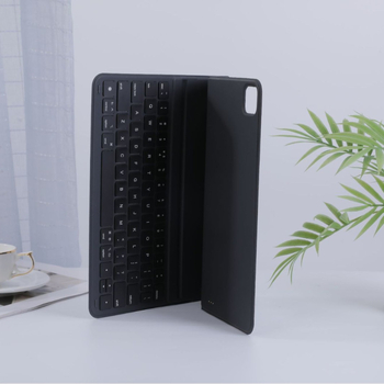 Carcasă din TPU cu piele pentru iPad, cu tastatură: încărcare bidirecțională și conexiune prin contact, compatibilă cu Magic Keyboard, design ergonomic