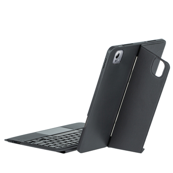 Husă de protecție cu tastatură Bluetooth magnetică pentru Xiaomi Pad 7 Ultra, 14 inch, cu taste iluminate și design cu balama divizată.