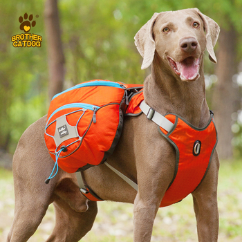 Kutyák súlyveste, állítható mellkas- és háthámhoz kültéri tevékenységekhez — Nylon; márka Cat brother and dog brother; puha anyag