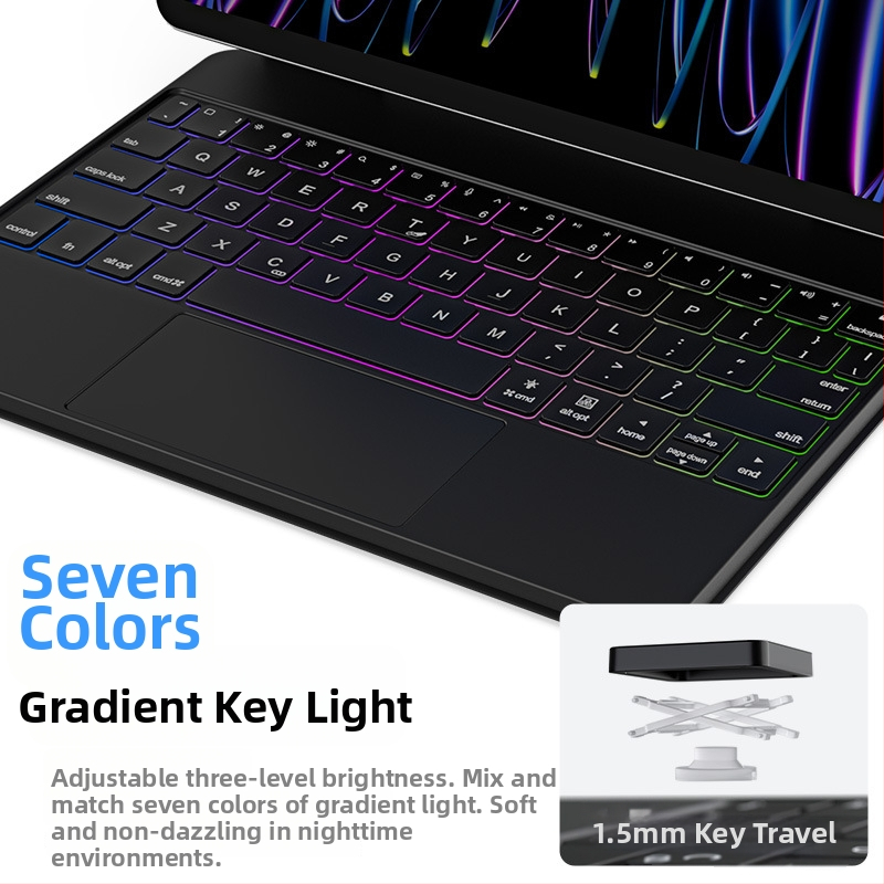 DUX DUCIS Magnetická levitačná klávesnica MK séria pre iPad Pro 11 a iPad Air 4/5, Bluetooth bezdrôtová, ergonomická podpora