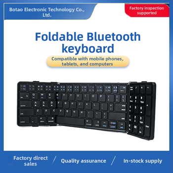Sklopná Bluetooth klávesnica s numerickou klávesnicou pre telefóny a tablety; Bluetooth 5.1; viac ako 98 kláves; pripojí sa k trom zariadeniam súčasne; ABS telo