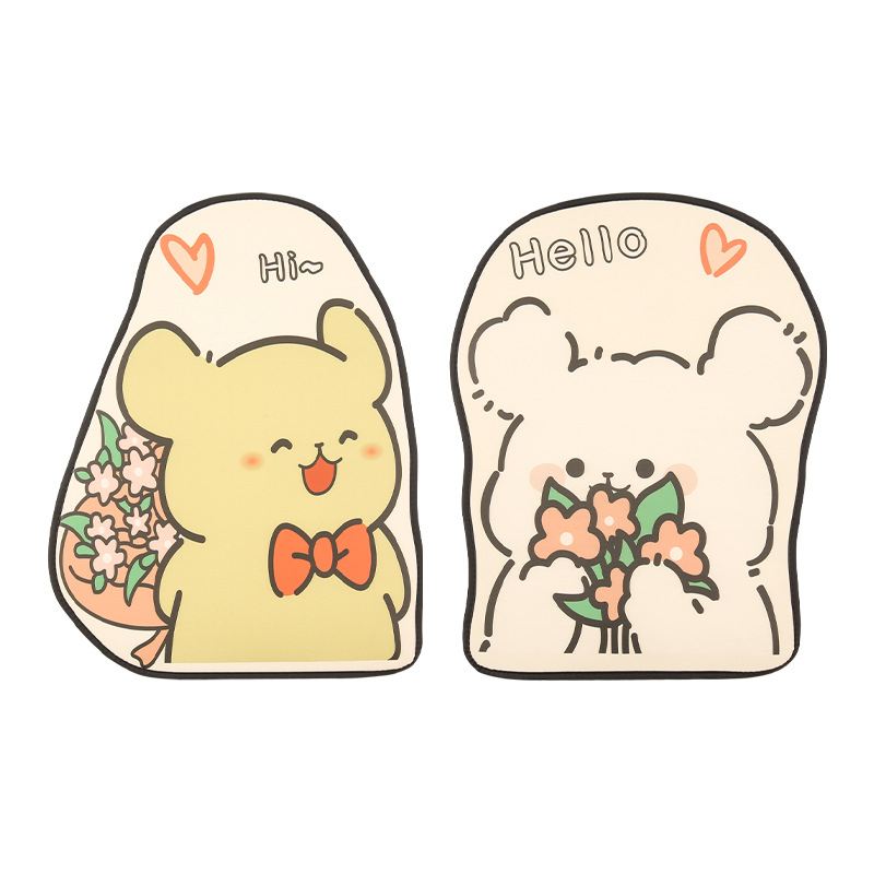 Protecție pentru spatele scaunului auto — imprimeu desen animat, material PU, umplutură din spumă, potrivire universală, pentru toate anotimpurile