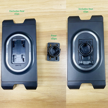 Držiak na telefón a tablet – Model 306 s štyrmi čeľusťami, univerzálny pre mobilné telefóny a tablety, plastový, podpora prispôsobenia