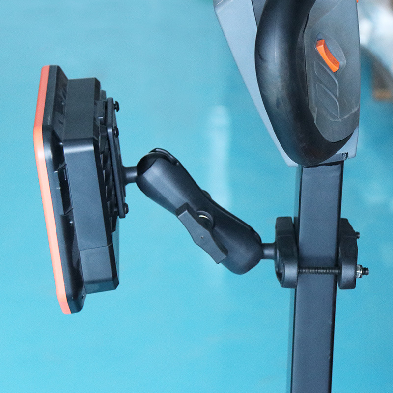 Bază de fixare pentru țeavă pătrată cu cap balon tip C, pentru stivare și utilaje grele; 400 g; sarcină statică până la 6 kg, dinamică până la 3 kg