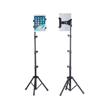 Suport pentru tabletă pe podea din aliaj cu mecanism de ridicare, compatibil cu iPad și iPhone