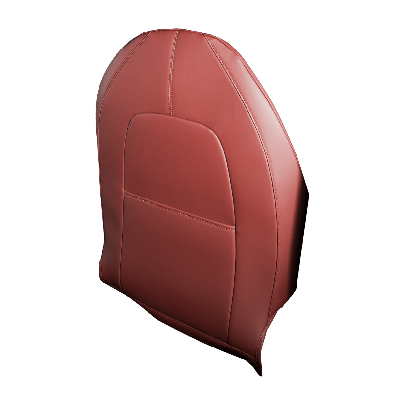 Protecție pentru spatele scaunului Tesla, din piele, Four Seasons General, Brand Hens, cu logo imprimat, personalizabil, etichetă privată licențiată