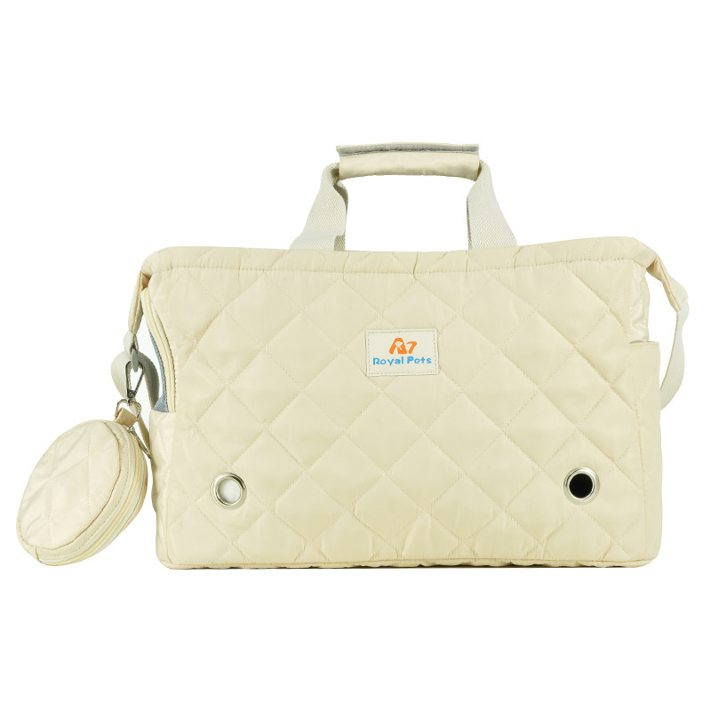 Geantă pentru animale de companie cu curea de umăr portabilă, respirabilă, capacitate mare, cross-body pliabilă pentru ieșiri; material: țesătură tehnică; capacitate 10 kg