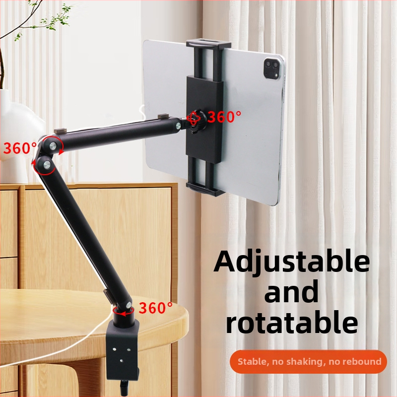 Kovový otočný stojan na tablet pre stolný počítač, model BX-N06C2, hmotnosť 0,665 kg