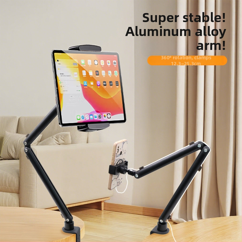 Kovový otočný stojan na tablet pre stolný počítač, model BX-N06C2, hmotnosť 0,665 kg