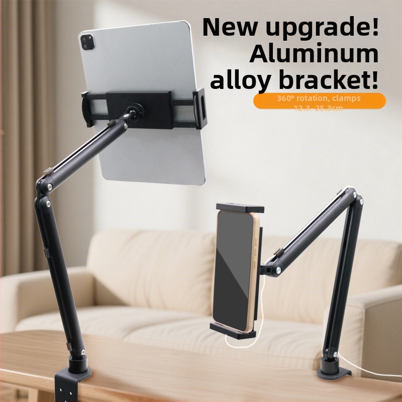 Kovový otočný stojan na tablet pre stolný počítač, model BX-N06C2, hmotnosť 0,665 kg