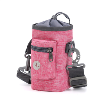 Geantă de antrenament pentru câini, design portabil cu curea la talie și spațiu pentru gustări (Material: pânză Oxford; Capacitate: 1,3 L; Duritate: Medie spre moale)